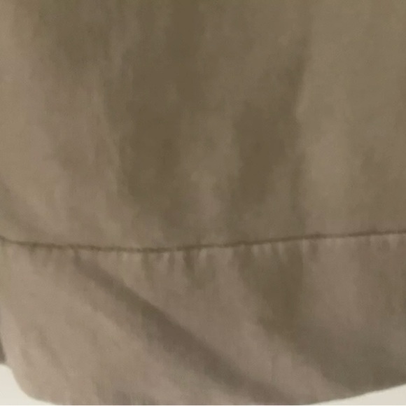 European Culture Sweatshirt Size Large Khaki Color Quilted Front Crew Neckline - Picture 5 of 6